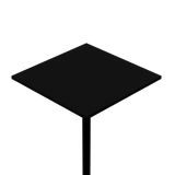 Oxtops DIY Tabletop Blank - 36" x 36" x 3/4" - Richlite Black Diamond
